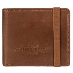 PORTEFEUILLE ELEMENT STRAPPER LEATHER - BROWN