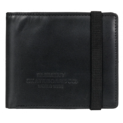 PORTEFEUILLE ELEMENT STRAPPER LEATHER - BLACK