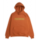 SWEAT RAVE CORE LOGO HOODIE - BROWN