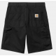 SHORT CARHARTT WIP SINGLE KNEE - BLACK