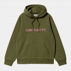 SWEAT CARHARTT HOODED - DUNDEE GLASSY PINK