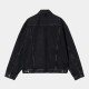 VESTE CARHARTT WIP HELSTON JACKET - BLACK STONE WASHED