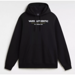 SWEAT VANS SPORT LOOSE FIT FLEECE PO HOODIE - BLACK