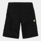 SHORT CARHARTT WIP REGULAR CARGO - BLACK RINSED