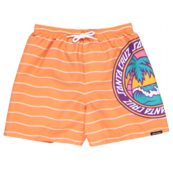 SHORT SANTA CRUZ SWIMSHORT YOUTH PARADISE BREAK - APRICOT WAVE STRIPE