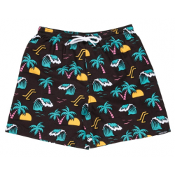 SHORT SANTA CRUZ SWIMSHORT YOUTH PARADISE REPEAT - BLACK