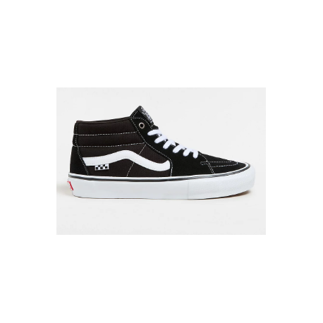 CHAUSSURES VANS SKATE GROSSO MID - BLACK WHITE