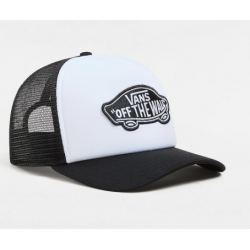 CASQUETTE VANS CLASSIC PATCH CURVED BILL TRUCKER BLACK - WHITE