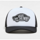 CASQUETTE VANS CLASSIC PATCH CURVED BILL TRUCKER BLACK - WHITE