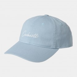 CASQUETTE CARHARTT WIP DELRAY CAP - FROSTED BLUE WAX