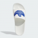 CLAQUETTES ADIDAS SHMOOFOIL SLIDE - CORE WHITE ROYAL BLUE