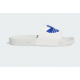 CLAQUETTES ADIDAS SHMOOFOIL SLIDE - CORE WHITE ROYAL BLUE