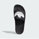 CLAQUETTES ADIDAS SHMOOFOIL SLIDE - CORE BLACK CLOUD WHITE