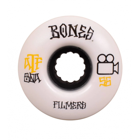 ROUES BONES ATF FILMERS 56MM 80A - WHITE 