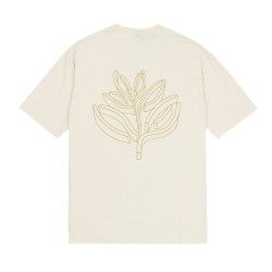 T-SHIRT MAGENTA BRUTALISTA TEE - NATURAL