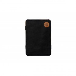 PORTEFEUILLE MAGENTA CASH RUINS MAGIC WALLET - BLACK LEATHER
