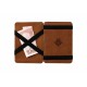 PORTEFEUILLE MAGENTA CASH RUINS MAGIC WALLET - BLACK LEATHER