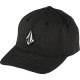 VOLCOM FULL STONE FLEXFIT CHARCOAL HEATHER